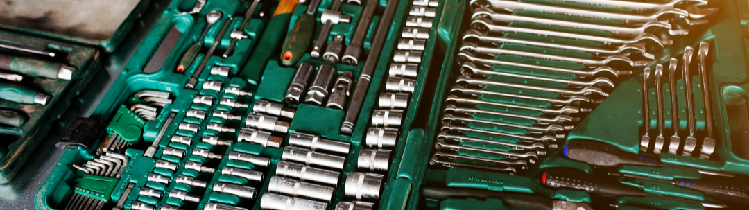 un coffre d'outils